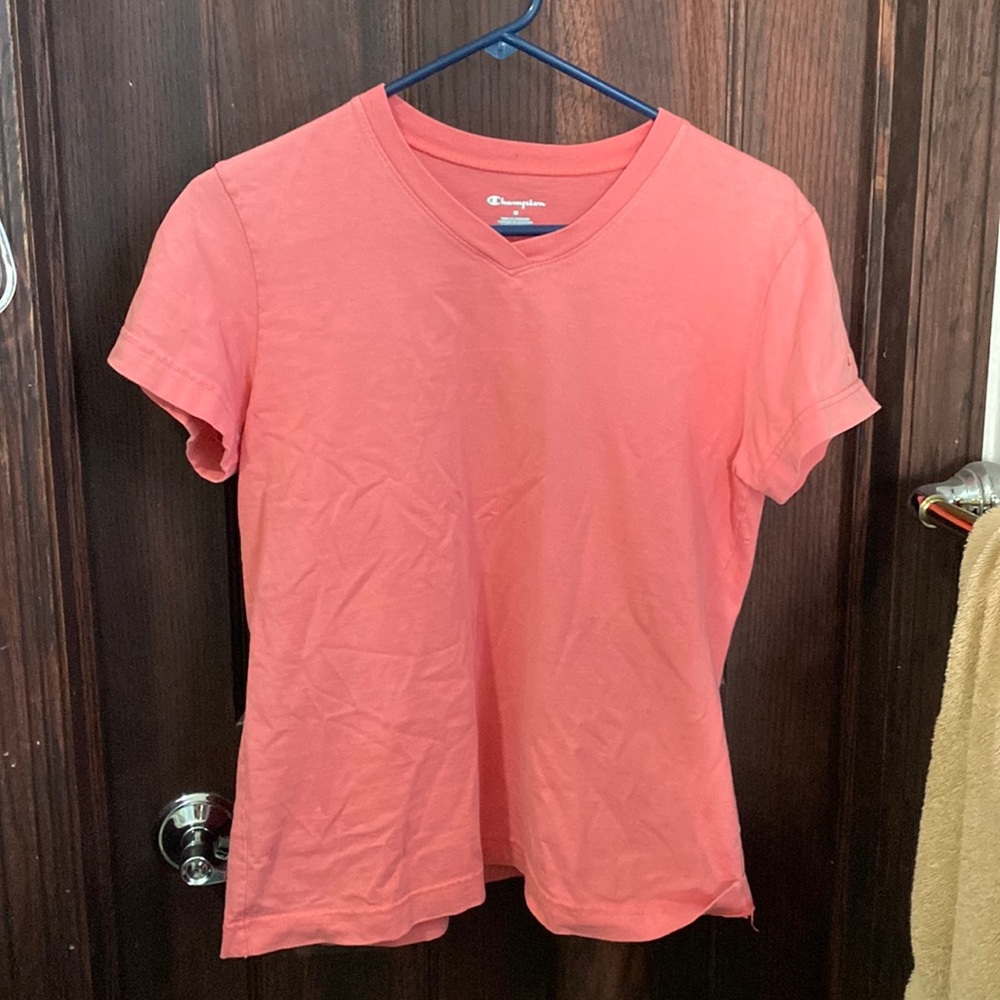 Women’s corral Champion t-shirt size M.